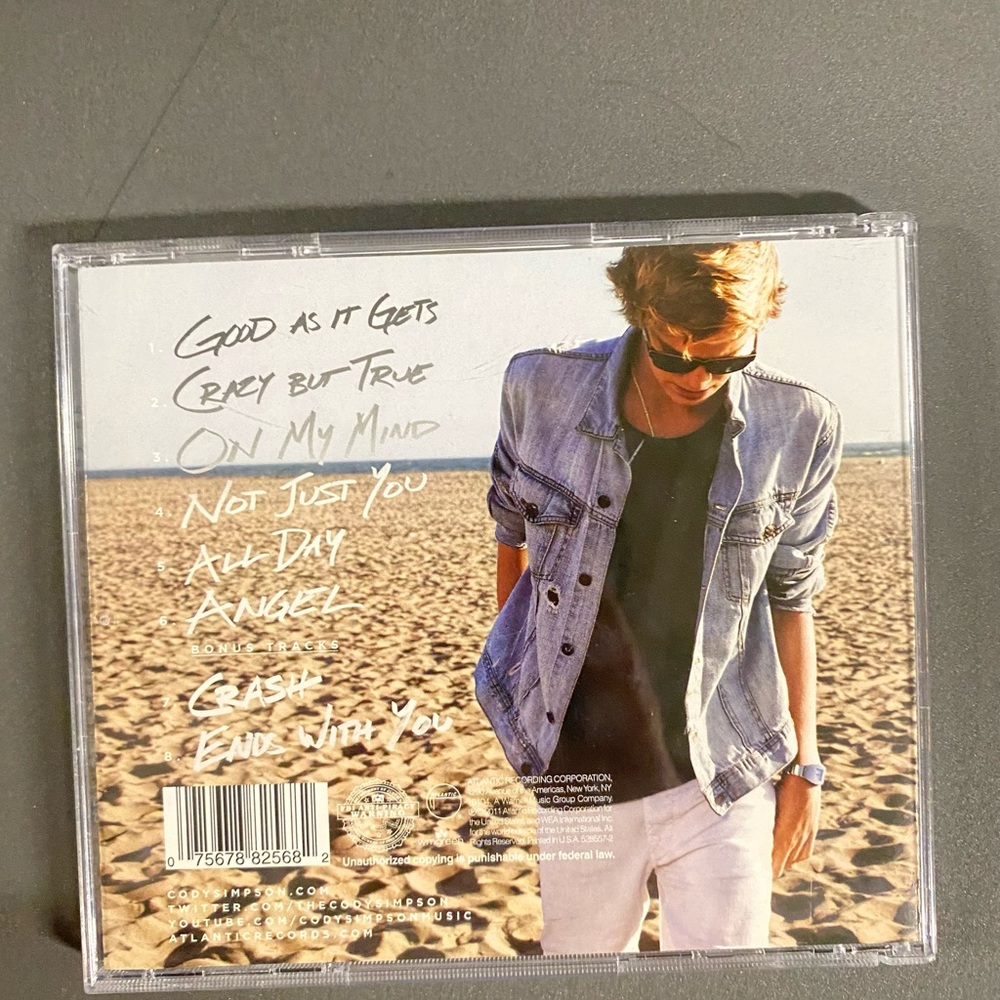 Cody Simpson Coast To Coast Ep cd - Picture 2 of 3